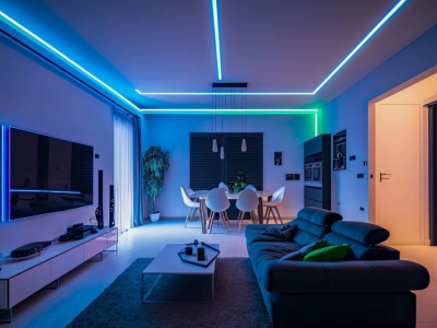 Iluminación LED dinámica: Crea ambientes vibrantes con luces en movimiento